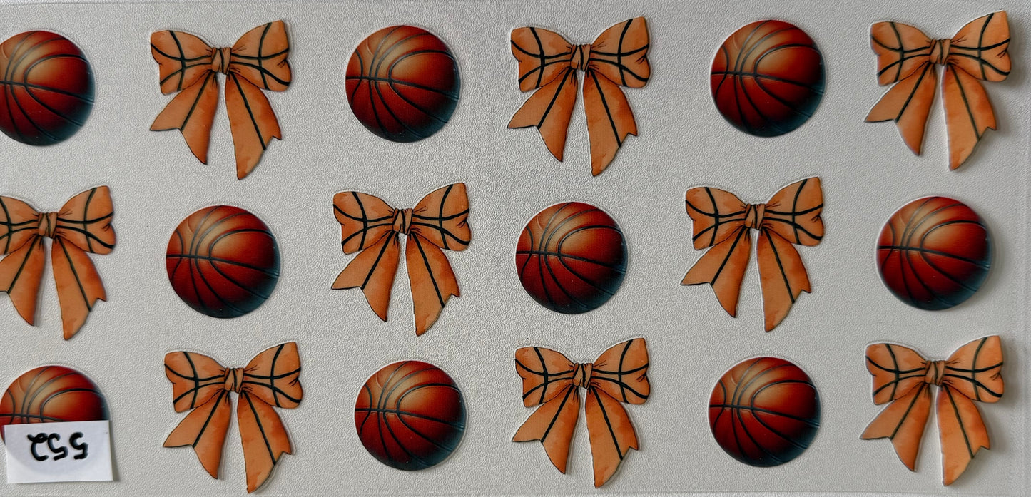 Basketballs and bows- 552
