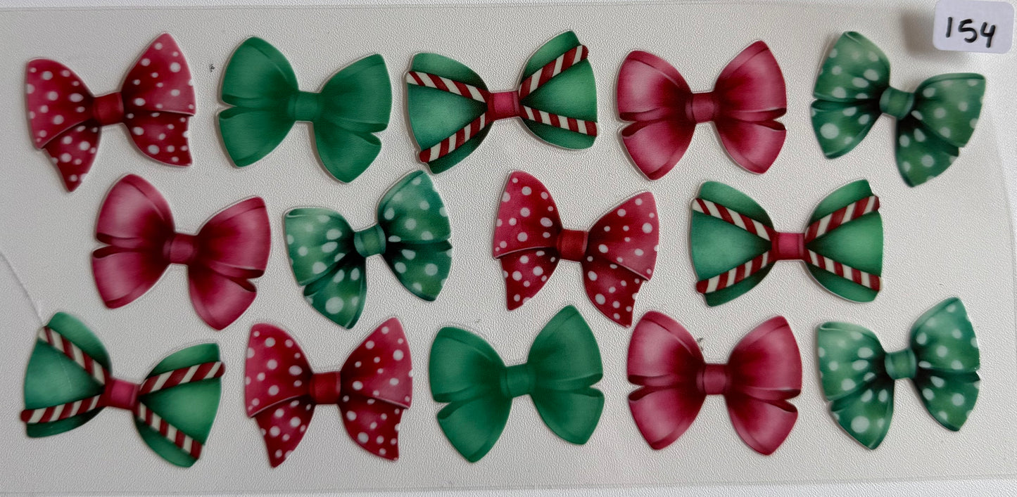 Christmas Bows- 154