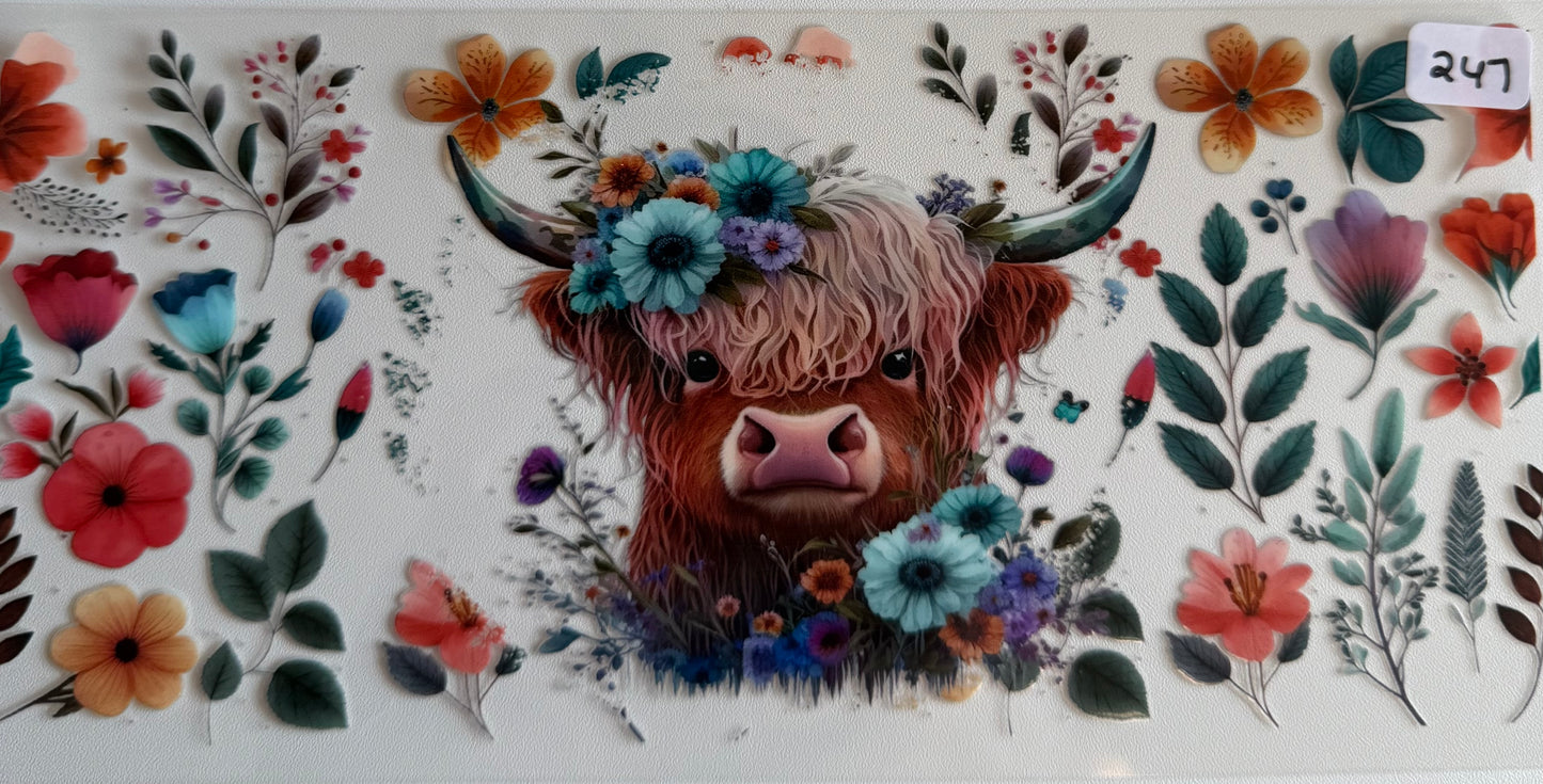 Flower cow- 247