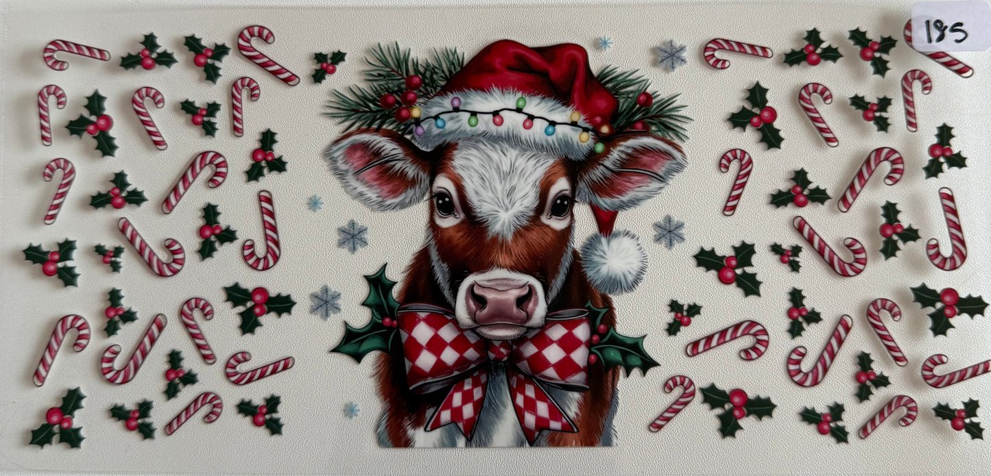 Candy cane cow- 185