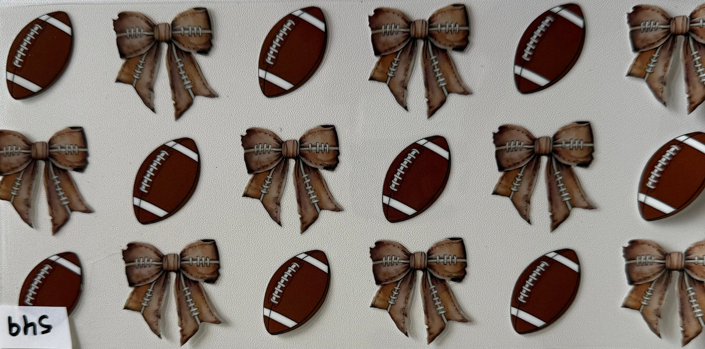 Footballs and bows- 549