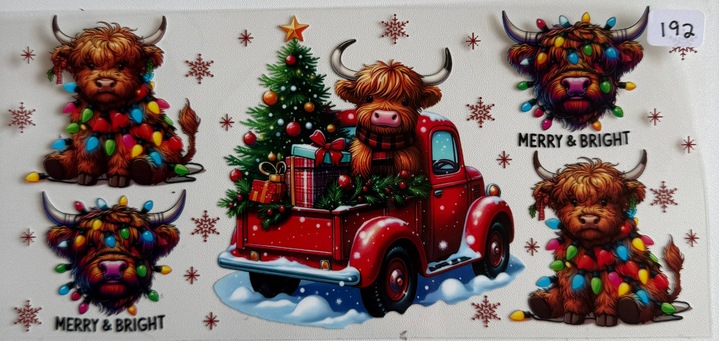 Merry and bright cow- 192