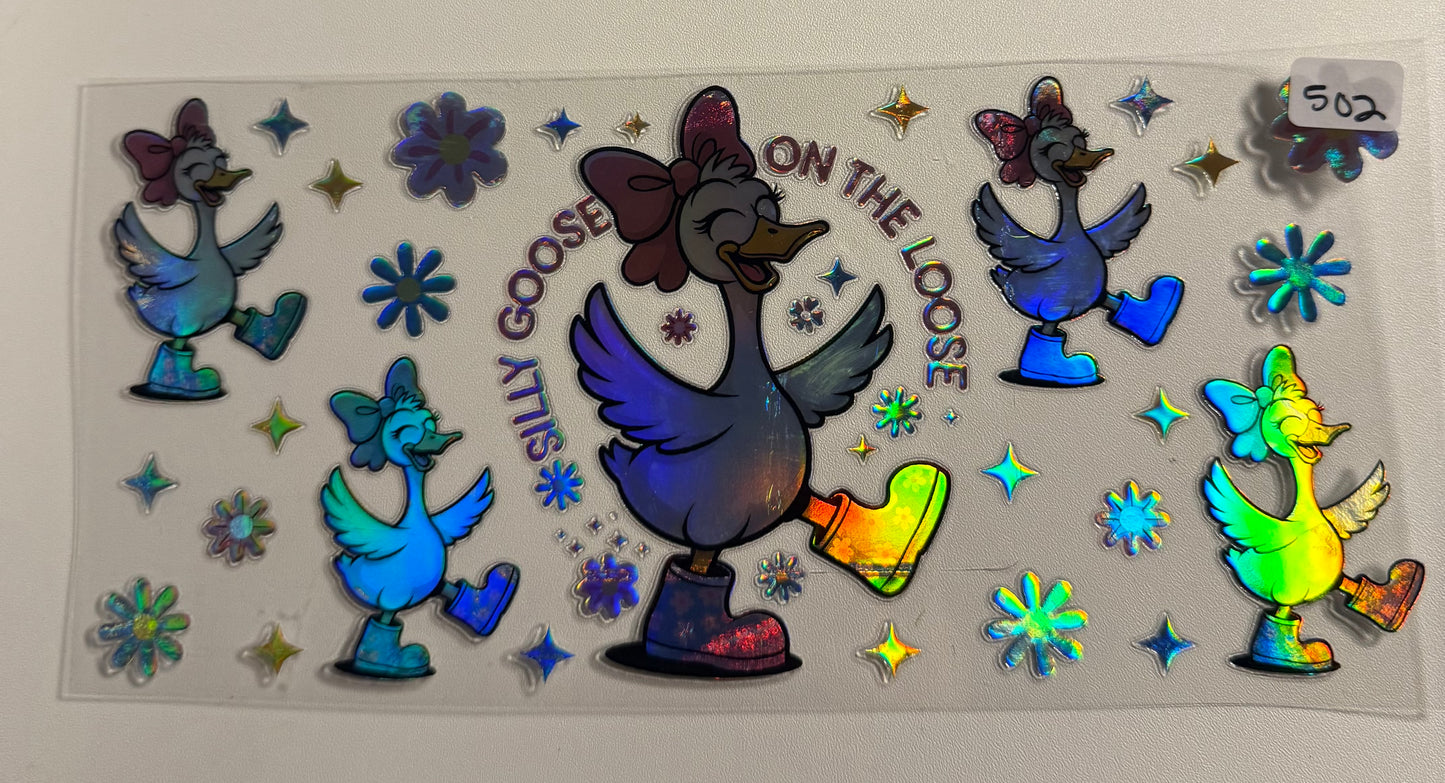 Holographic silly goose on the loose- 502