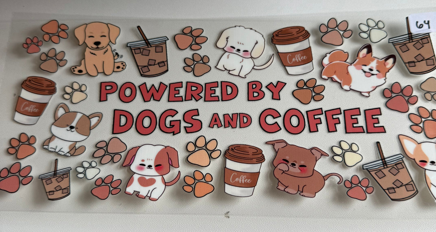 Powered by dogs and coffee- 64
