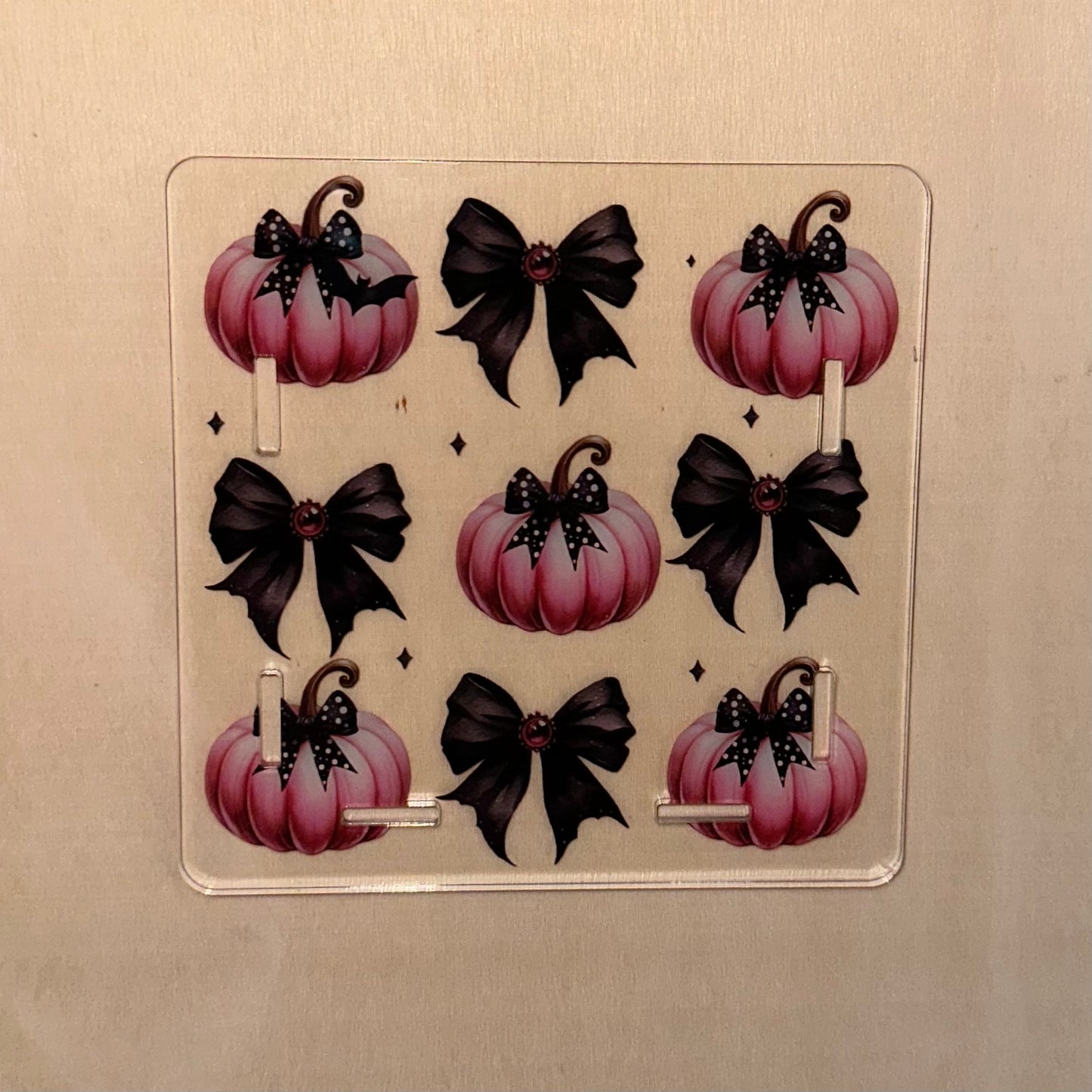 Pumpkins & Bows Pen Holder