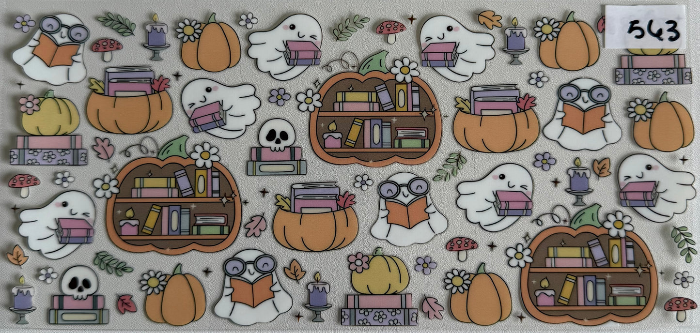 Ghosts with books- 563