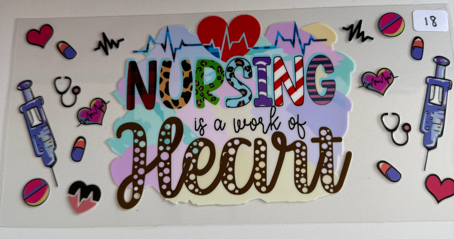 Nursing is a work of heart- 18