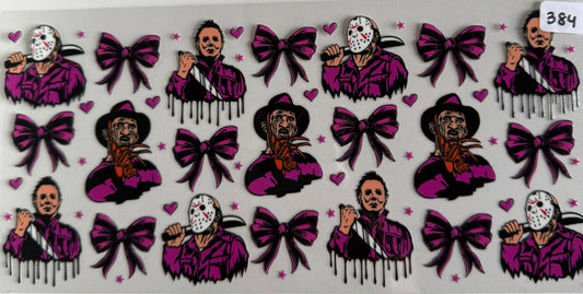 Pink horror guys with bows- 384