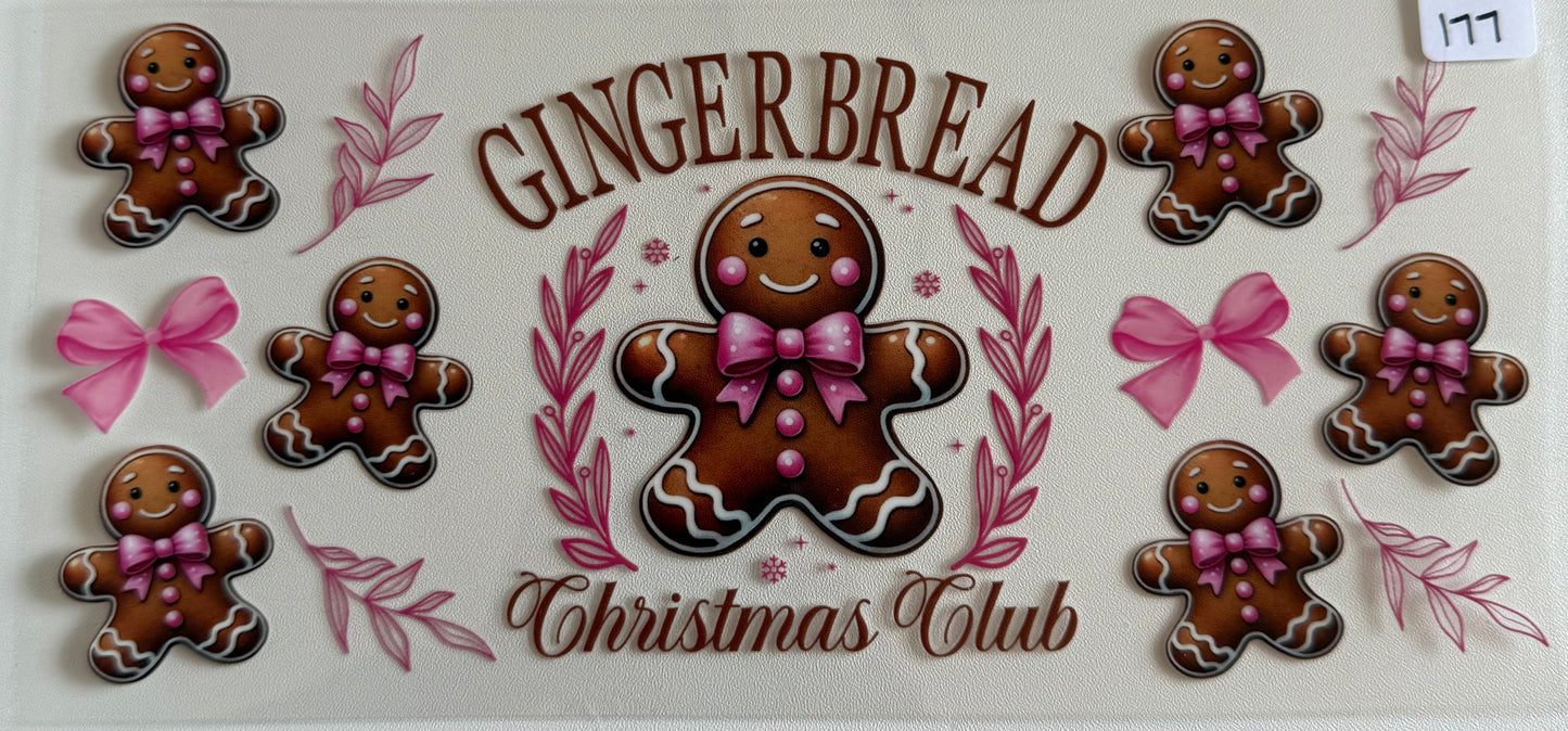 Gingerbread Christmas club- 177