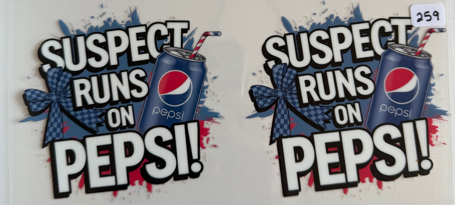 Suspect runs on- 259