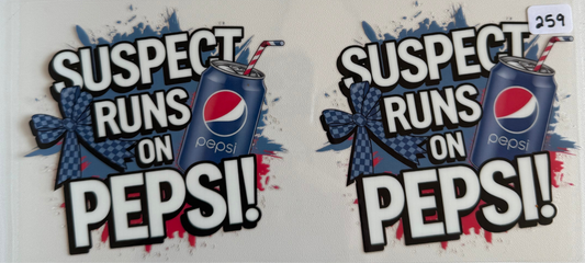 Suspect runs on- 259