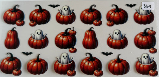 Ghosts in pumpkins- 369