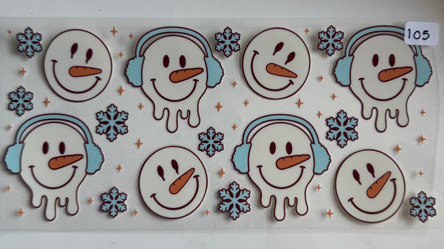 Snowman Faces- 105