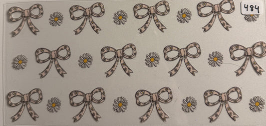 Bows and flowers- 484