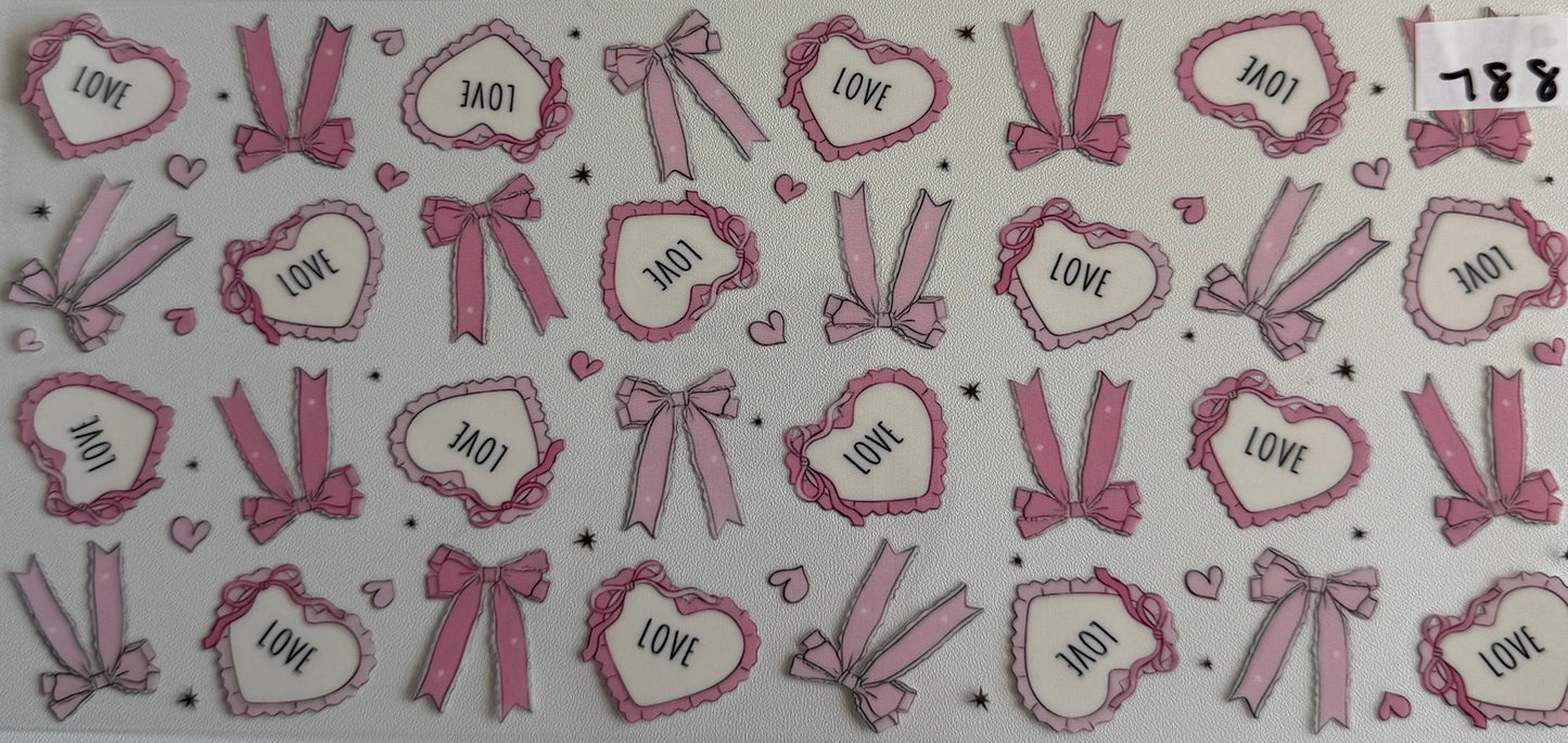Hearts and bows- 788