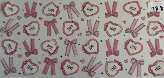 Hearts and bows- 788