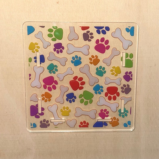 Paw Print & Paws Pen Holder