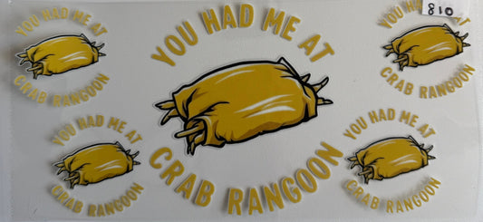 You had me at crab rangoon- 810