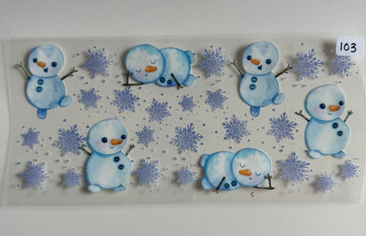 Playful Snowmen- 103
