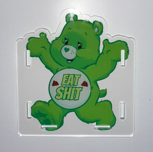 Green Eat $hit Bear Pen Holder