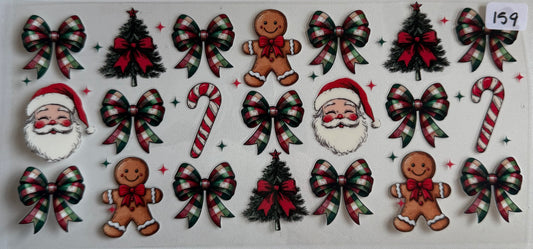 Christmas Plaid Bows- 159
