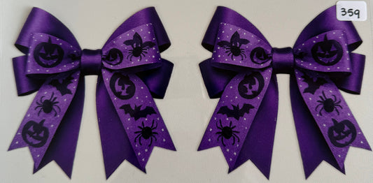 Halloween print bows- 359