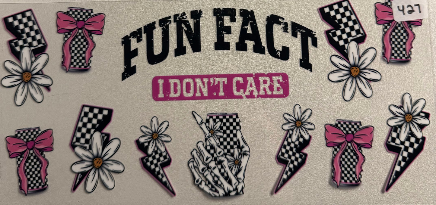 Fun fact I don’t care- 427