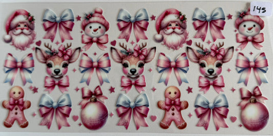 Christmas Bow Collage- 145