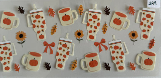 Pumpkin tumblers and mugs- 299