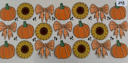 Sunflowers, pumpkins, bows- 298