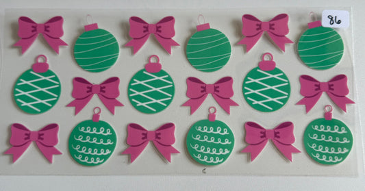 Ornaments and Bows- 86