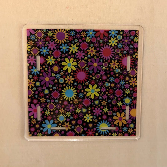 Flower Print Pen Holder