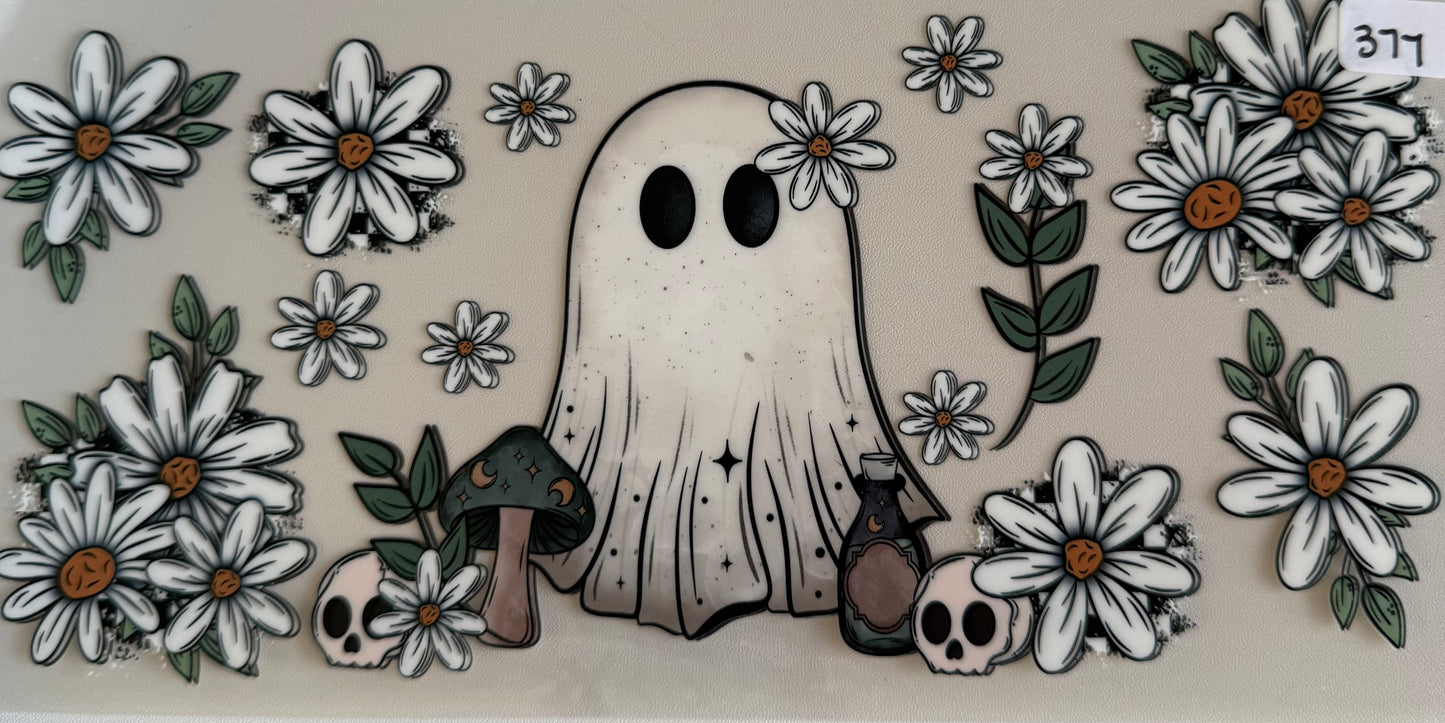 Ghost with flowers- 377