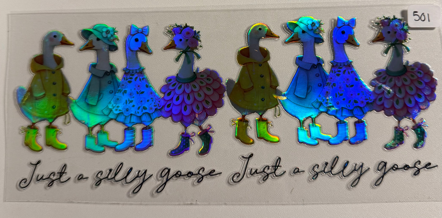 Holographic just a silly goose- 501