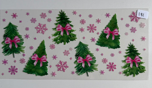 Trees with pink bows- 131