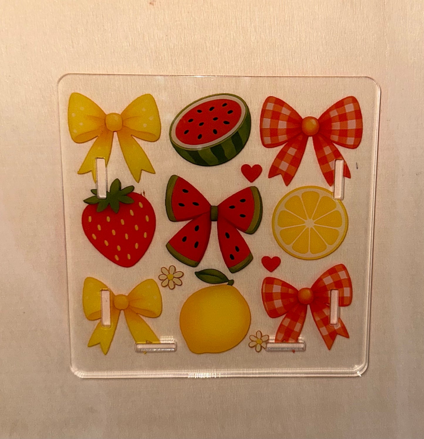 Fruits & Bows Pen Holder
