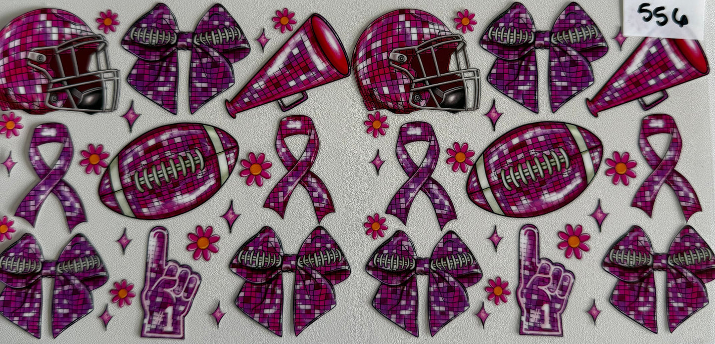 Glitter football- 556