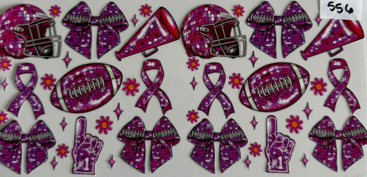 Glitter football- 556