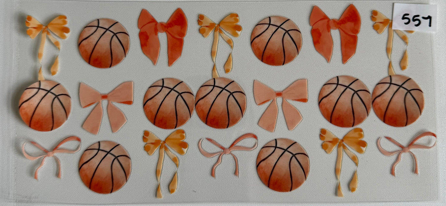 Basketball and bows- 557