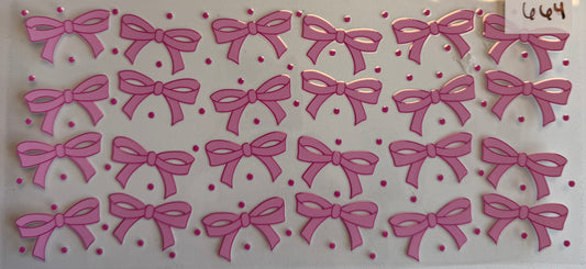 Pink bows- 664