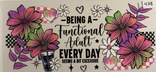 Being a functional adult- 428