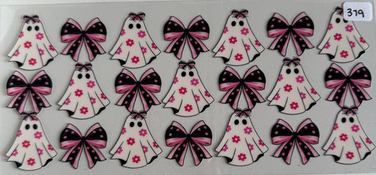 Flower ghosts and bows- 379