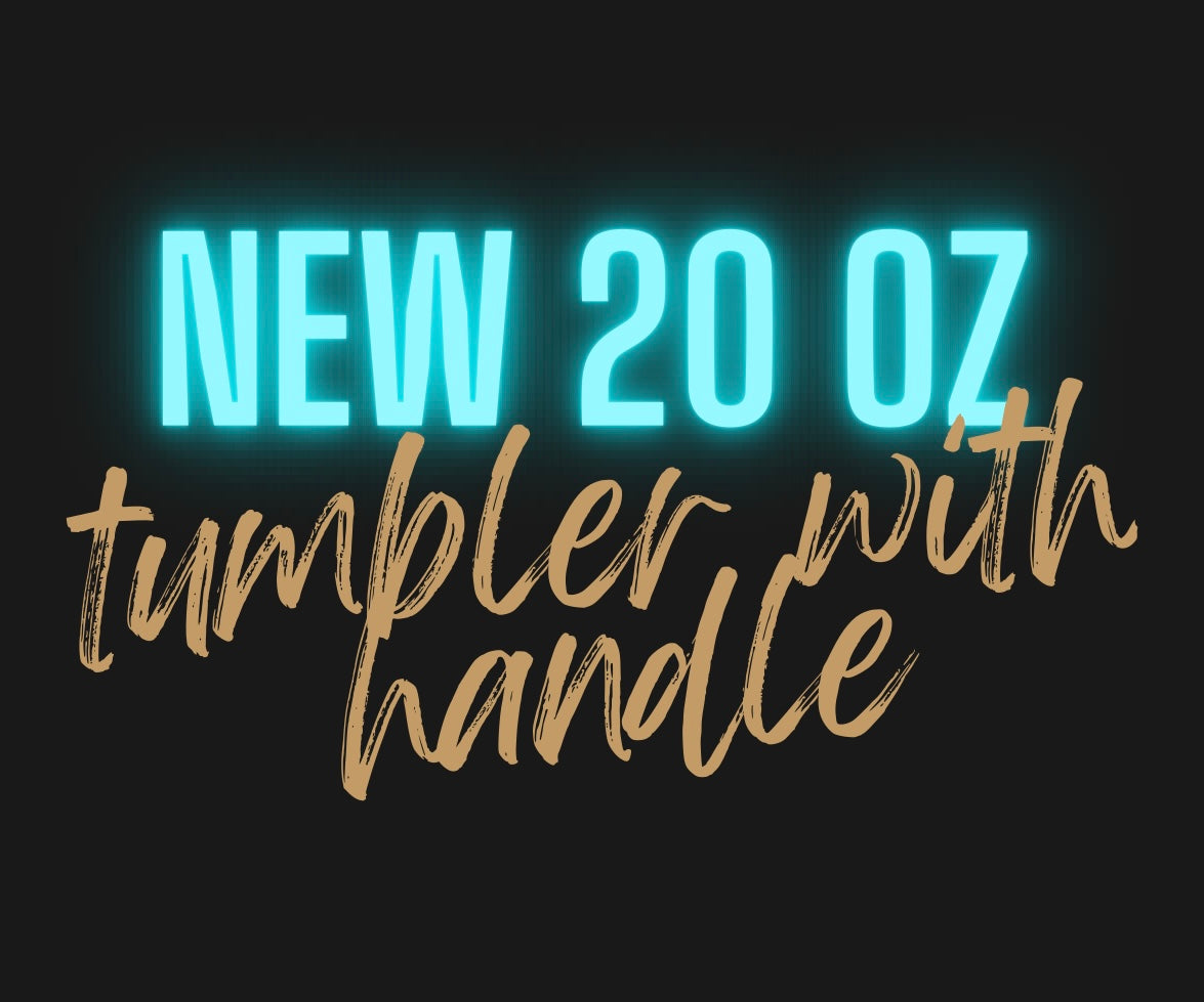 20 oz tumbler with handle