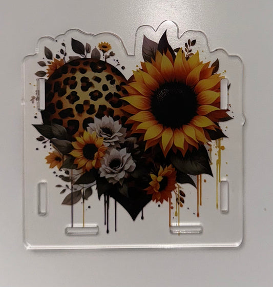 Sunflower Heart Pen Holder
