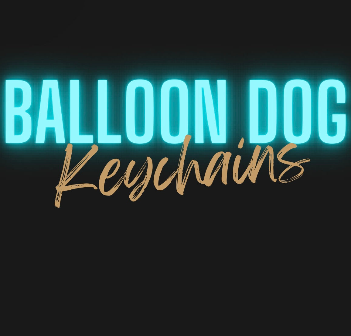 Balloon dog keychain/desk pet