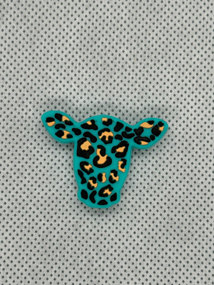 Leopard print cow