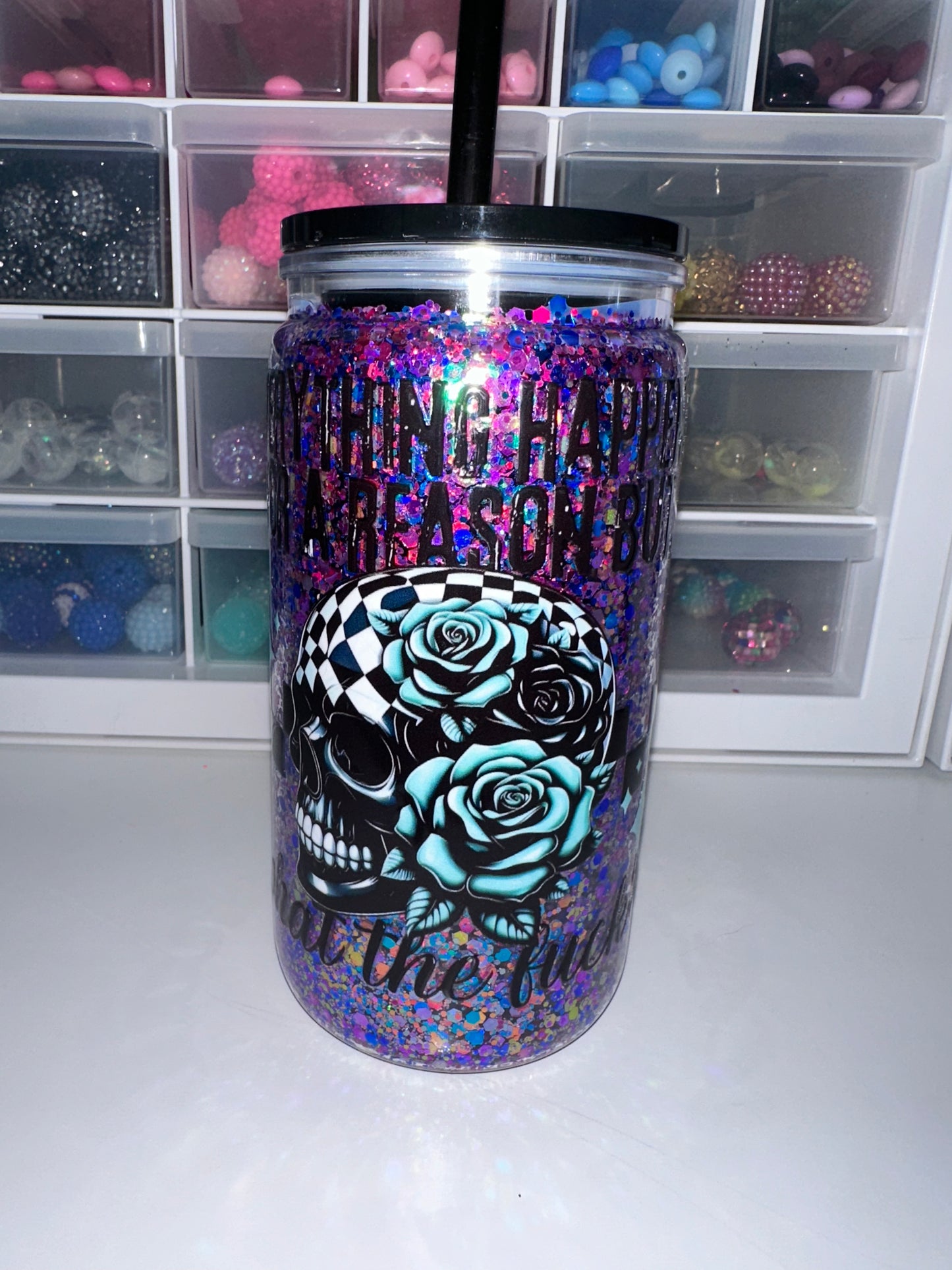 Lava and Glitter Cups