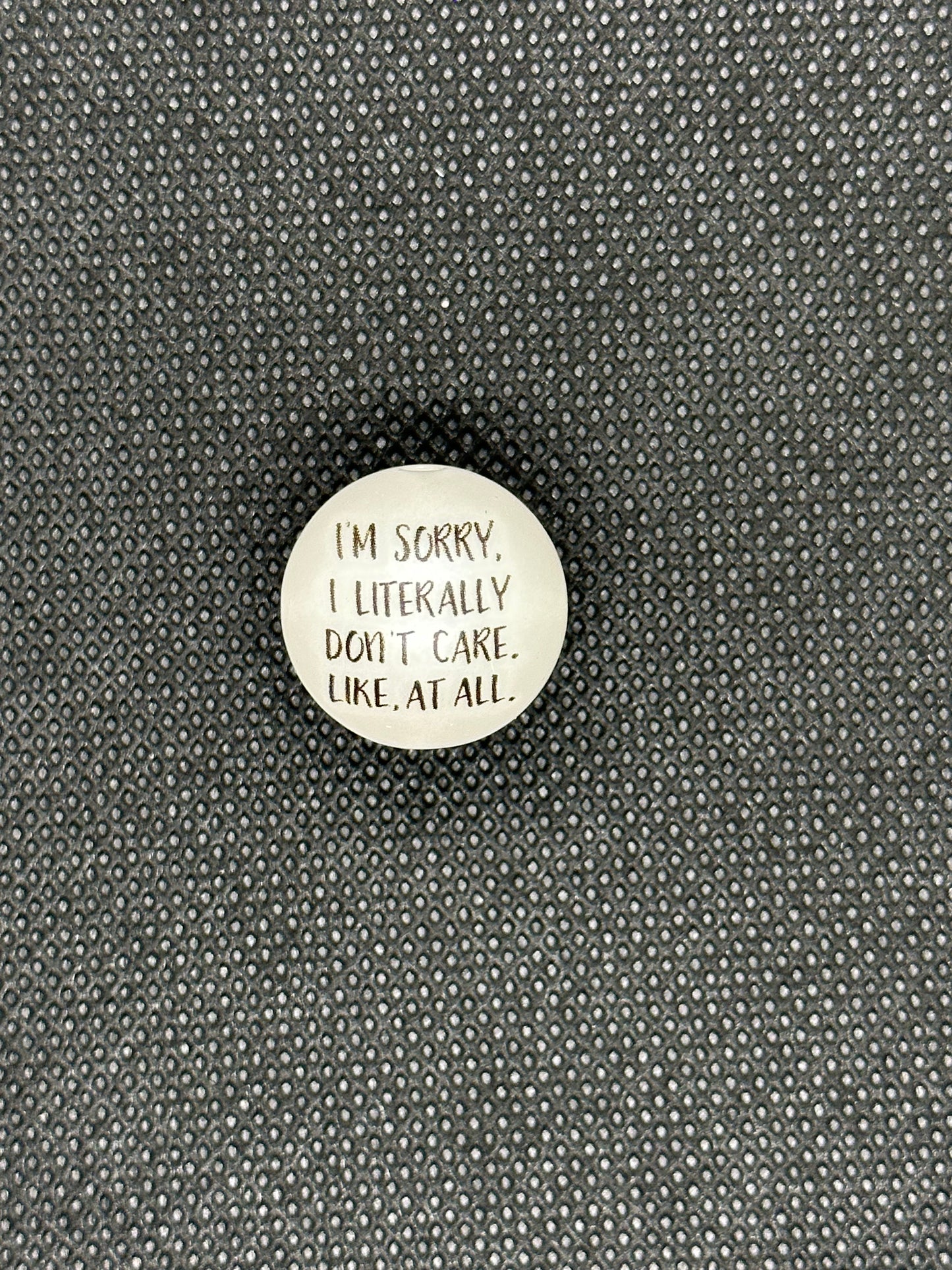 I’m Sorry. IDC 20 mm Bead