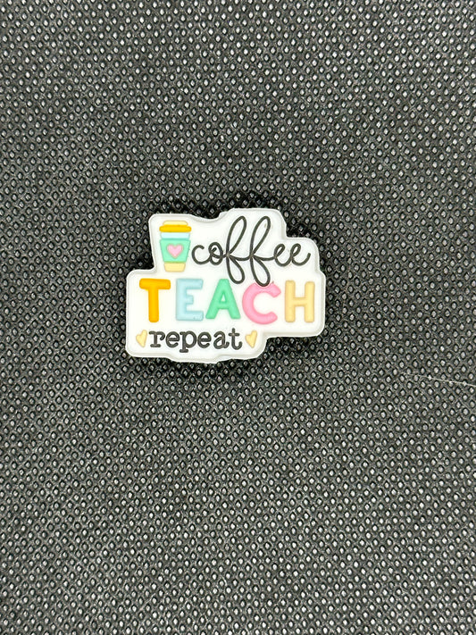 Coffee Teach Repeat - Pastel